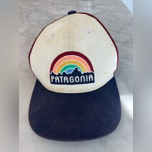 Patagonia Rainbow Logo Trucker Hat Snapback Mesh Cap Adult Adjustable